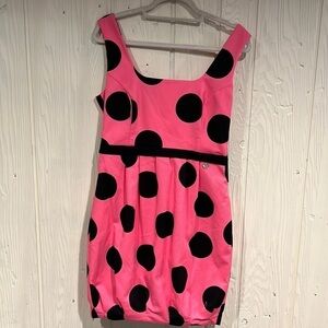 Mangano Jacquard Bubble Dress Italy Made EU 44